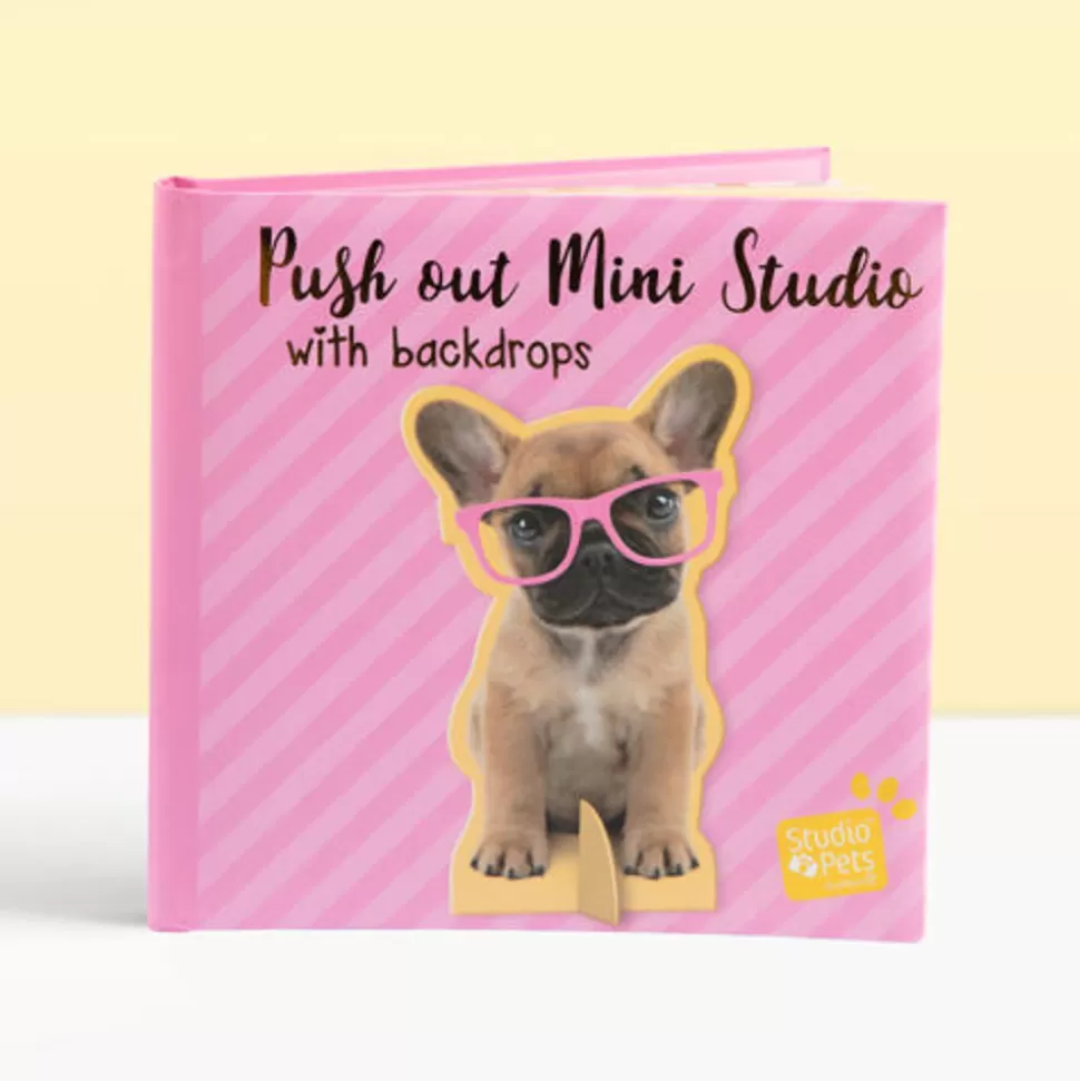 Store Push Out Mini Studio Met Achtergronden Schrijfsets